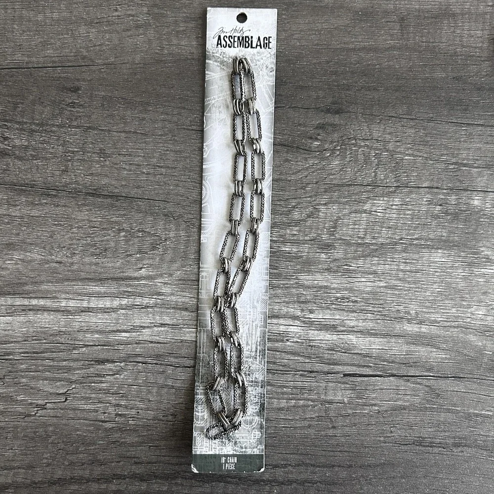 Tim Holtz Idea-ology Lot Label Tape Faucet Knobs Odds Ends Assemblage‎ Chain New